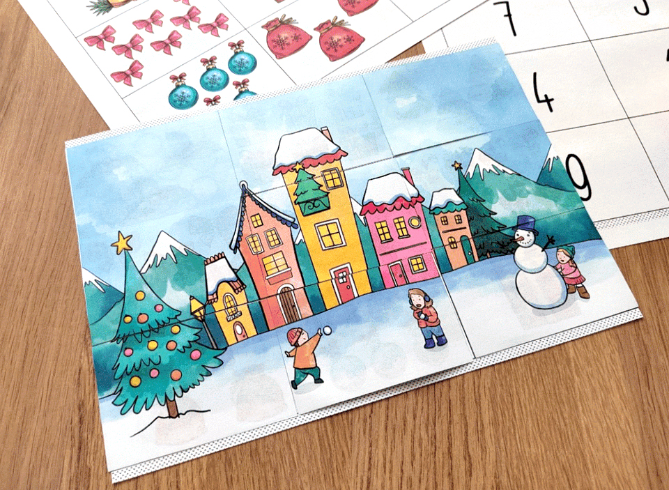 Adventní kalendář 2021 plný PDF pro děti - každý den soubor 12 pundova adventak