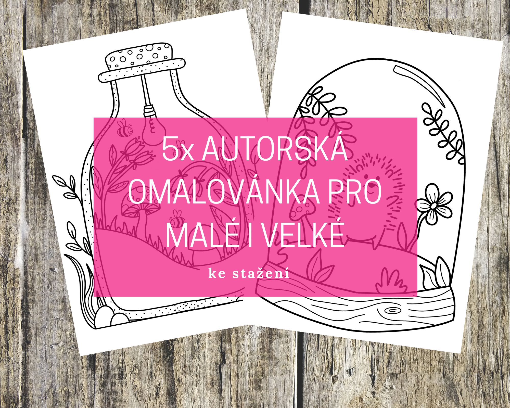autorské omalovánky