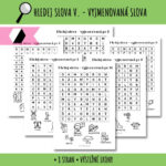 Hledej slova 5. - vyjmenovaná slova