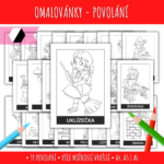 Omalovánky - povolání