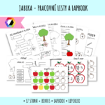 Jablka - lapbook a pracovní listy