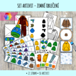 Zimní oblečení - set aktivit