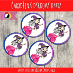 Dárková karta na lízátko pro děti