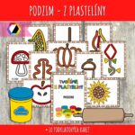 Podzimní podložky na plastelínu