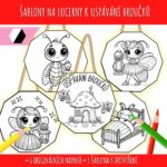 Lucerny k uspávání broučků - šablony