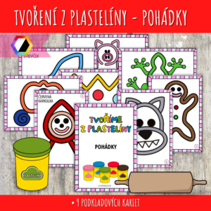 pohádkové podložky na plastelínu