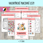Pracovní listy na Valentýn