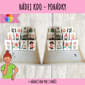 hra hádej kdo - pohádky