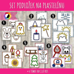 SET podložek na plastelínu