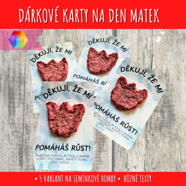 Přání ke Dni matek: Tvoření, které dojme a potěší 5 dárkové karty na den matek