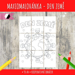 Maxiomalovánka na Den Země