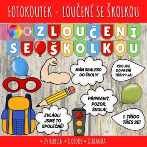 fotokoutek loučení s předškoláky