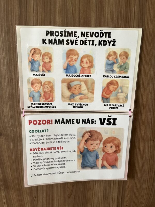 informační plakáty do školky