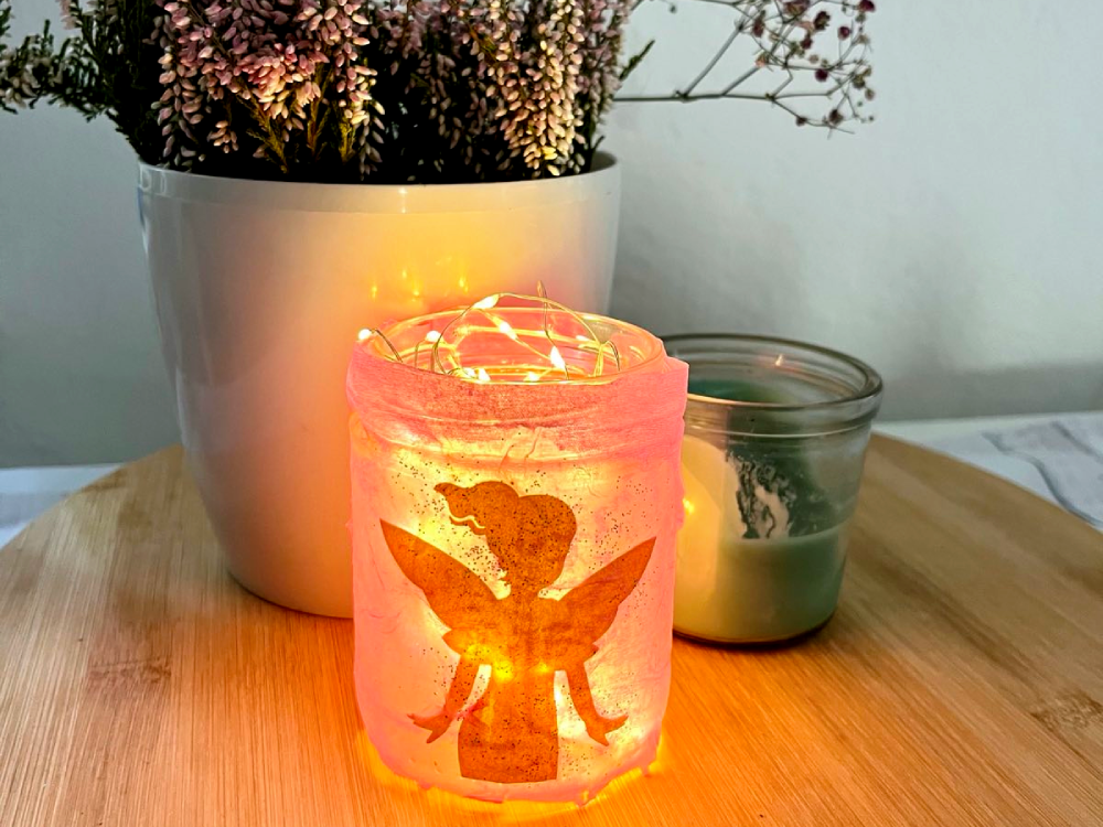 výroba lampionu víla