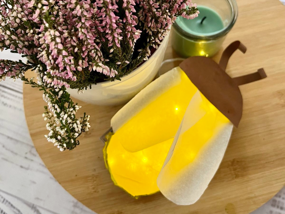 výroba lampionu světluška
