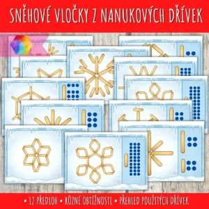 vločky z nanukových dřívek