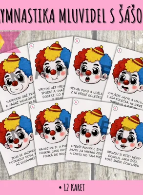 gymnastika mluvidel s šášou