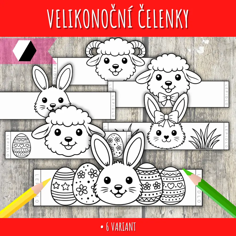 Velikonoční čelenky 19 velikonoční čelenky