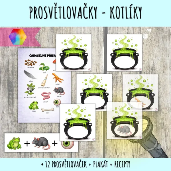 Prosvětlovačky - kotlíky