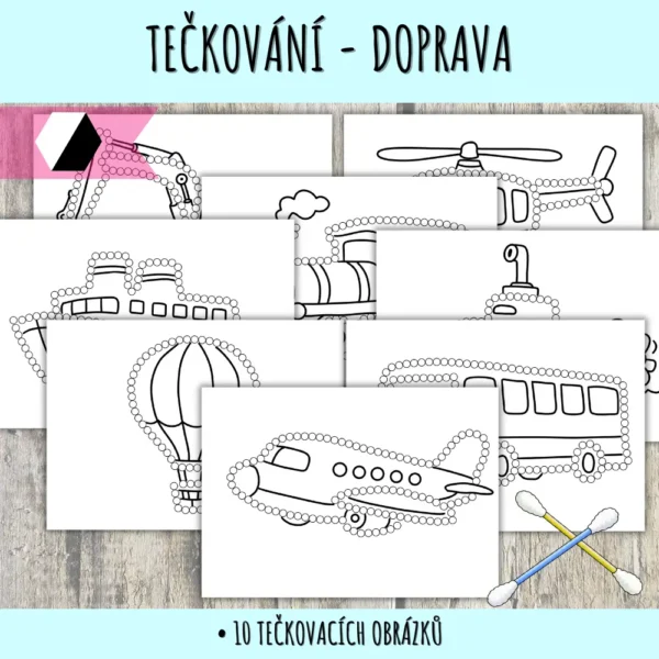 tečkování - doprava