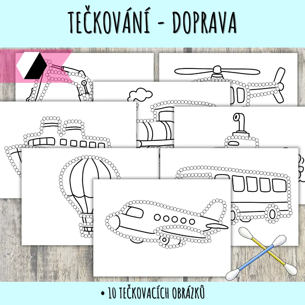 Tečkování - doprava 19 tečkování - doprava