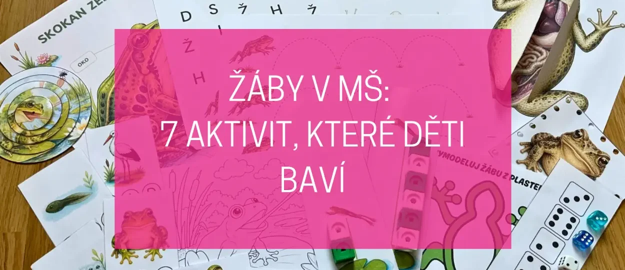 Žáby v mateřské škole: 7 aktivit, které děti baví 1 žáby v mateřské škole