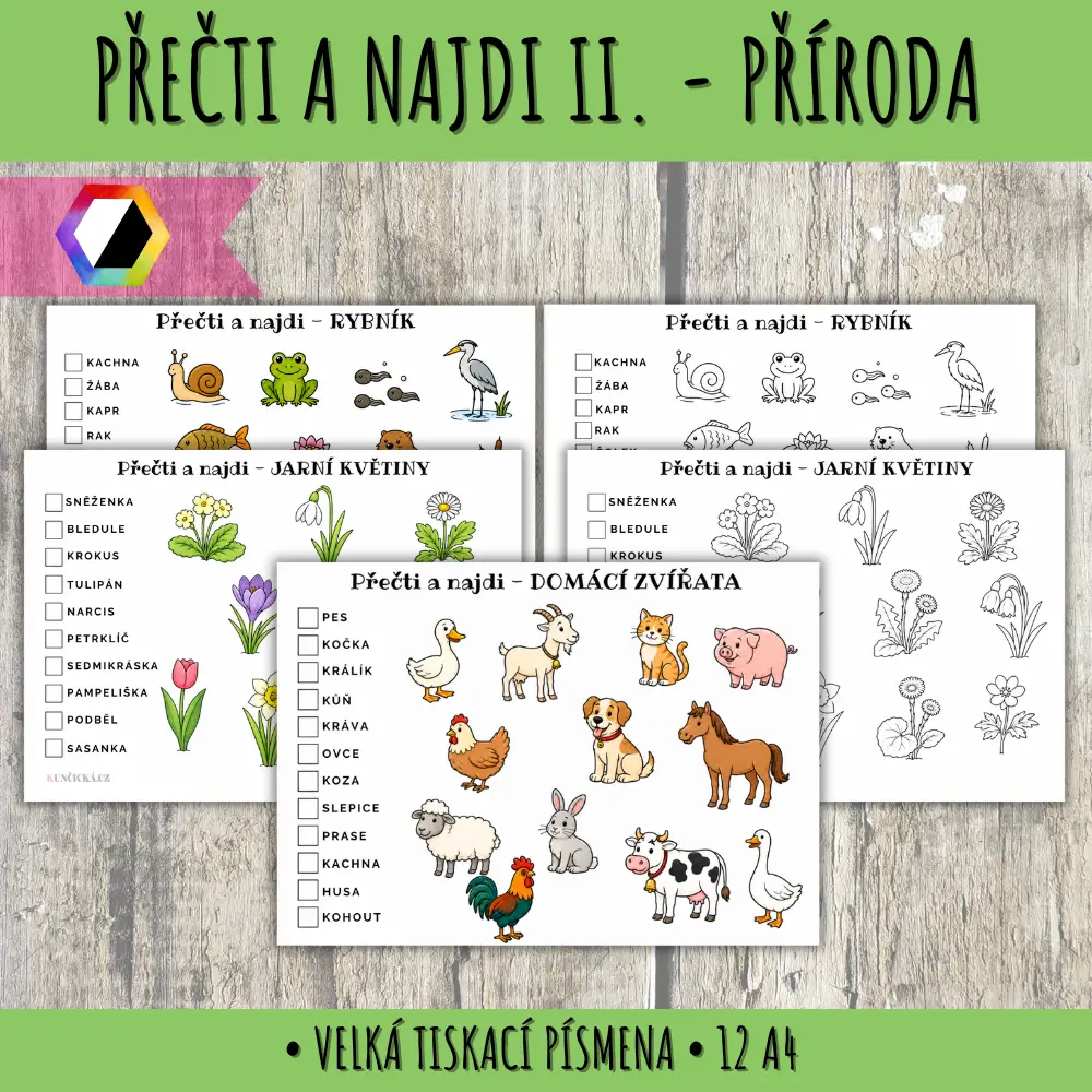 Přečti a najdi II. - příroda 15 přečti a najdi II - příroda
